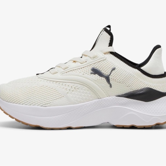 Puma Shoes - Puma Softride Mayve Women's Warm White/Black Sneakers
